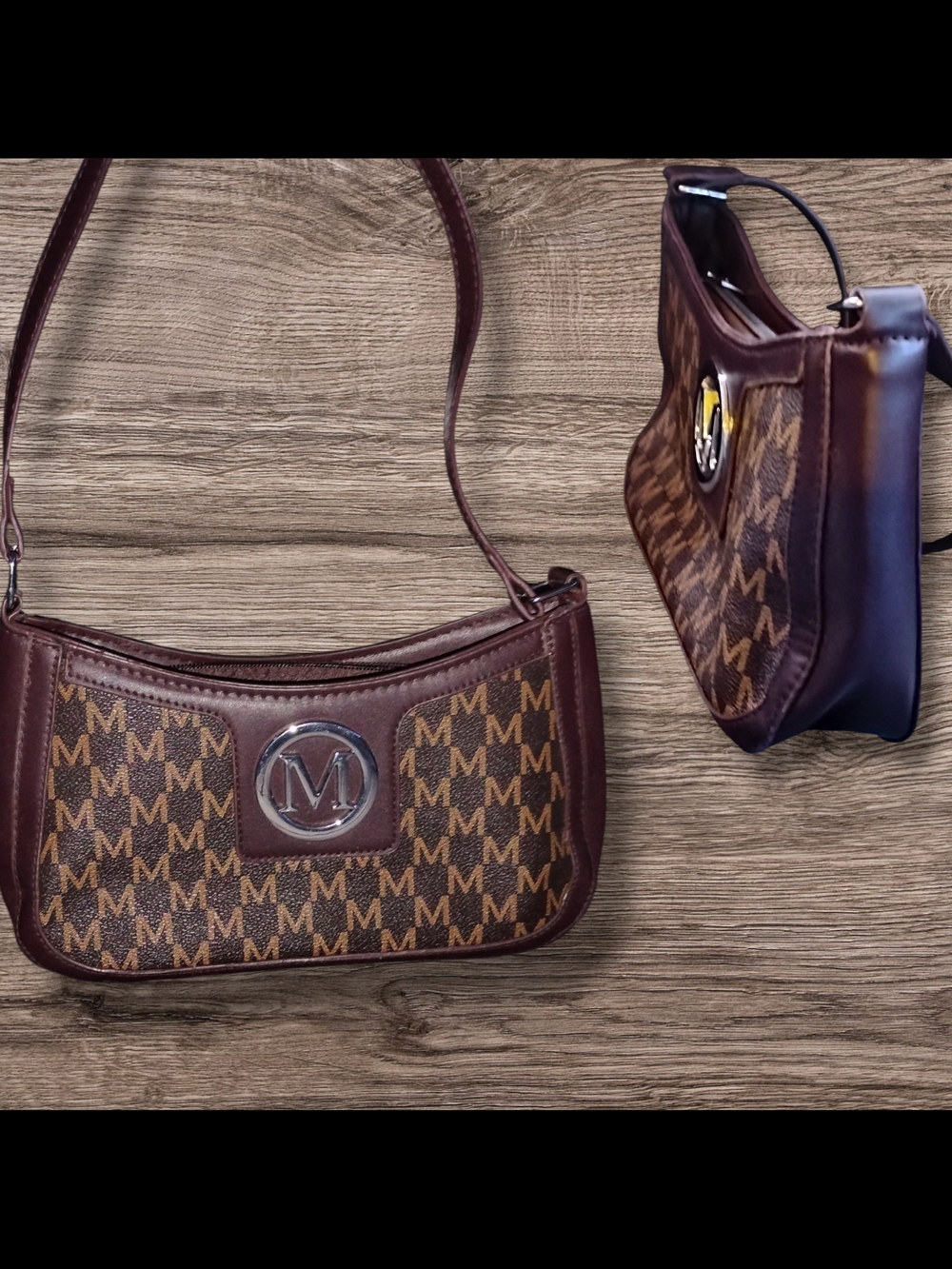 MK' Brown Shoulder Bag - Classic Women's Bag